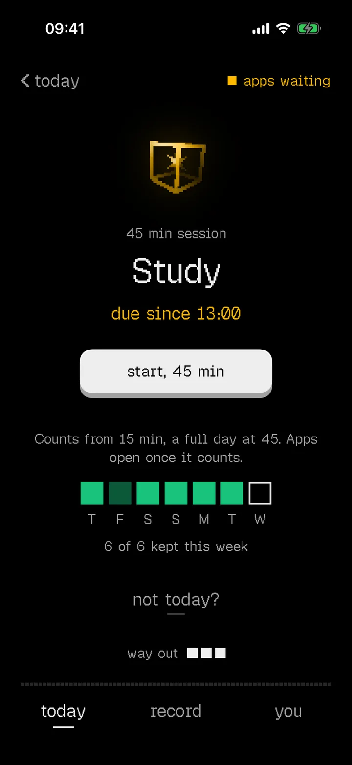 Study: 6 of 6 kept this week